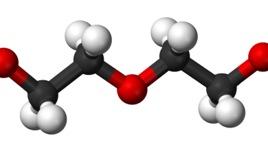 diethylene-glycol-3d-balls