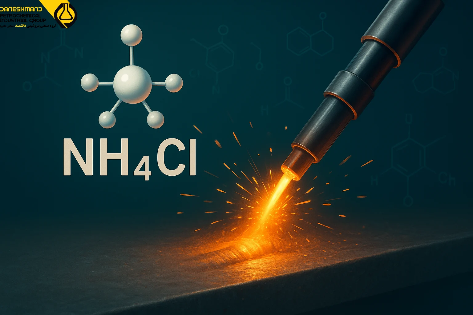 نشادر جوشکاری | 5 نقش اساسی آن در فلزکاری صنعتی