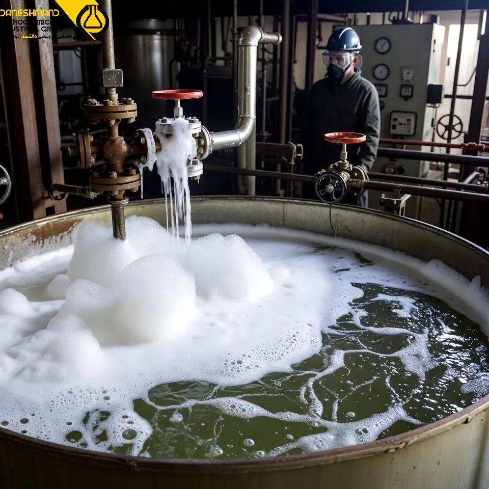 تأثیر ضد کف صنعتی در حذف پدیده چشم ماهی (Fish Eye)